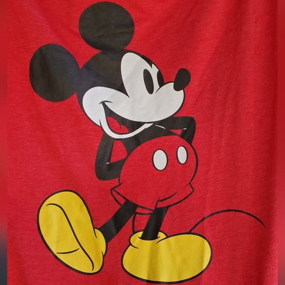 NWT - Disney | Red Mickey Mouse Sweatshirt Size Juniors Medium - Picture 3 of 8